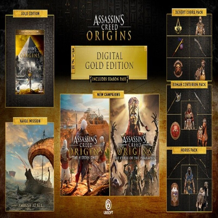 بازی کامپیوتری اساسین کرید اورجین بازی نسخه کامل Assassins Creed Origins