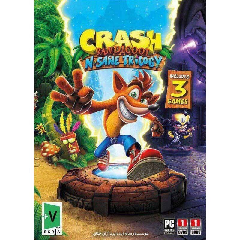 بازی کامپیوتر کراش  Crash Bandicoot N Sane Trilogy PC 1DVD9