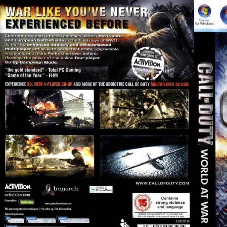 بازی کامپیوتری کالاف دیوتی Call of Duty World at War