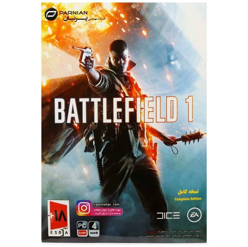 بازی کامپیوتربتلفیلد 1 Battlefield 1 PC 4DVD9 پرنیان