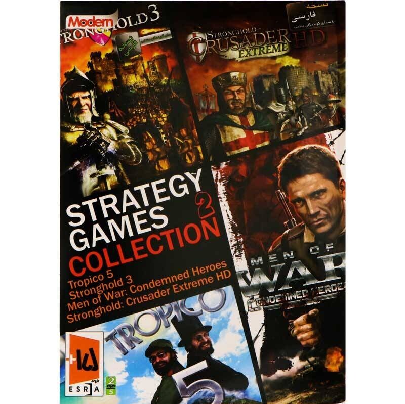 بازی کامپیوتر کالکشن بازیهای استراتژیک فارسی Strategy Game Collection PC 2DVD