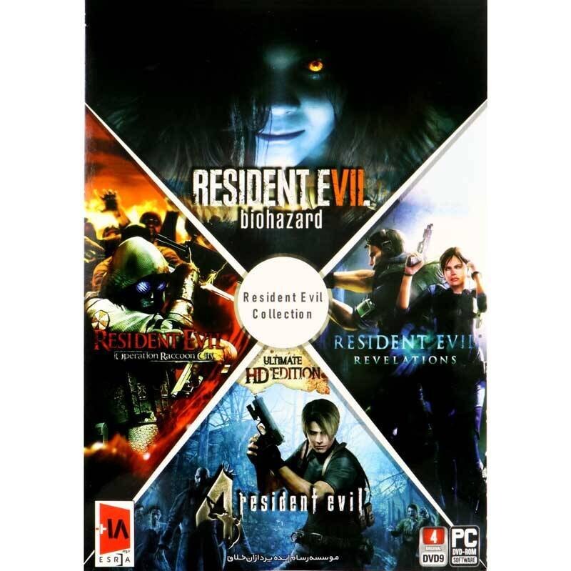 بازی کامپیوتر کالکشن اویل RESIDENT EVIL Collection PC 4DVD9
