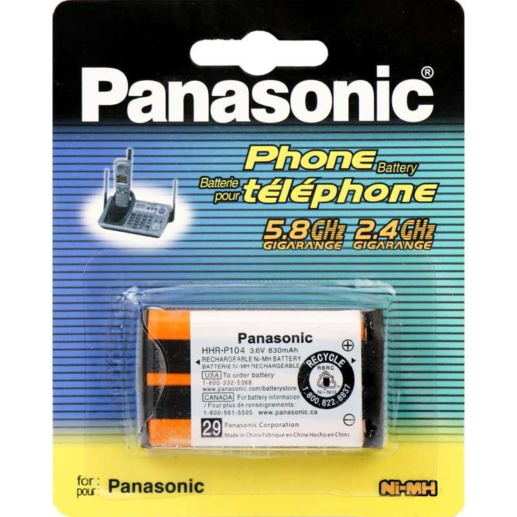 باتری تلفن بی سیم اورجینال پاناسونیک Panasonic HHR-P104 1B