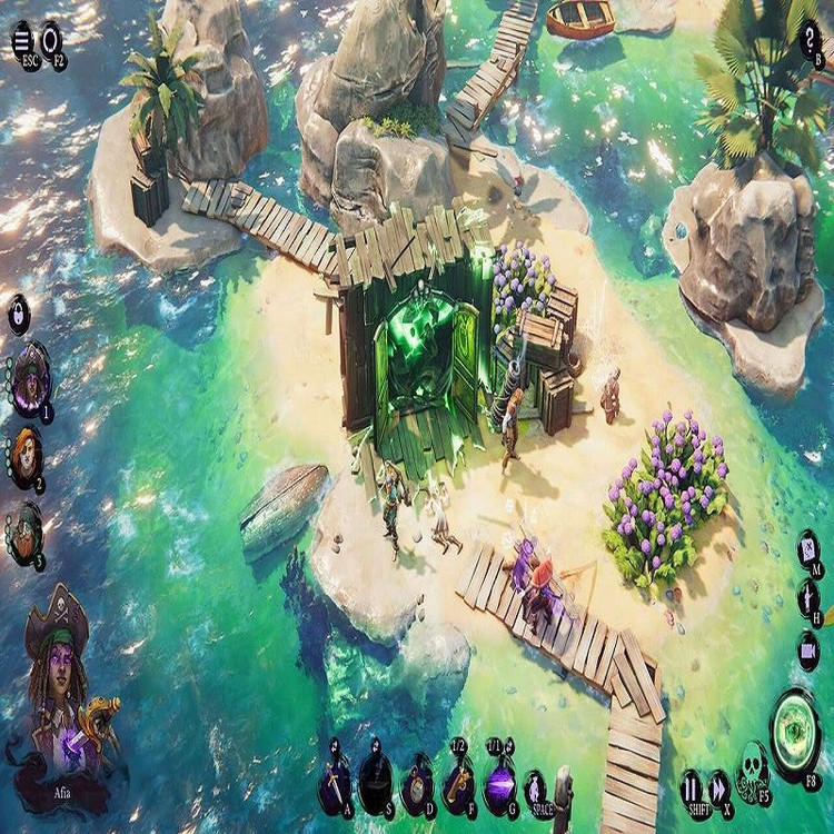 بازی کامپیوتری استراتژیک Shadow Gambit The Cursed Crew