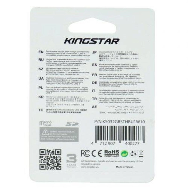 رم میکرو 32 گیگ کینگ استار KingStar U1 C10 85MB s