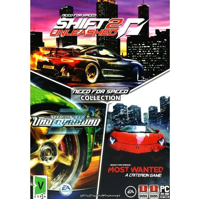 بازی کامپیوتر  کالکشن ماشین Need For Speed Collection PC 2DVD رسام ایده