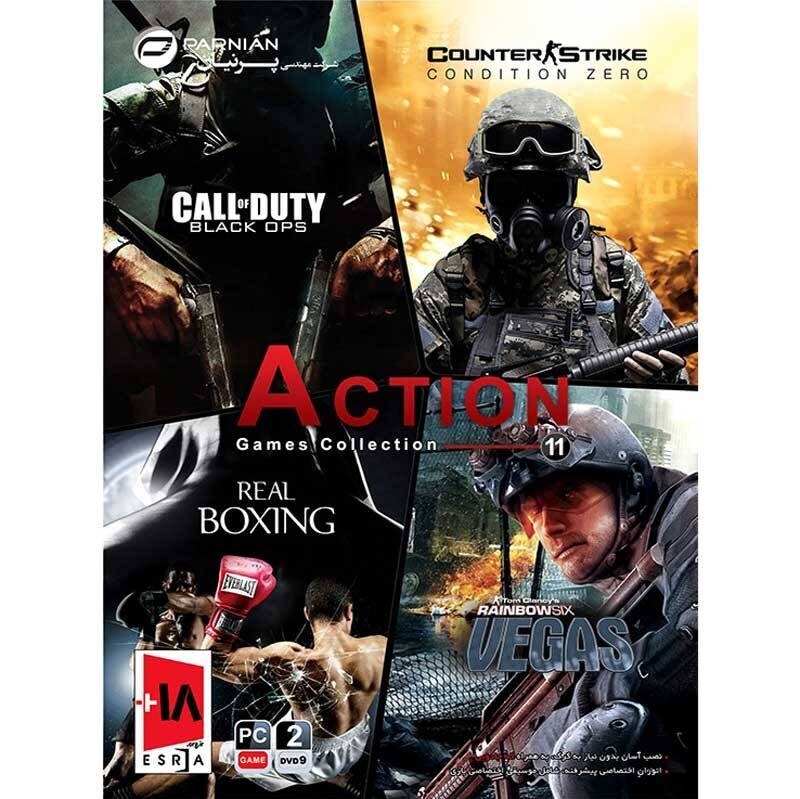 بازی کامپیوتر کالکشن بازیهای اکشن Action Games Collection 11 PC 2DVD9 پرنیان