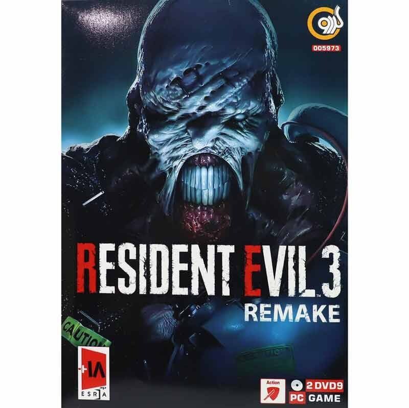 بازی کامپیوتر رزیدنت اویل 3 ریمیک Resident Evil 3 Remake PC 2DVD9 گردو