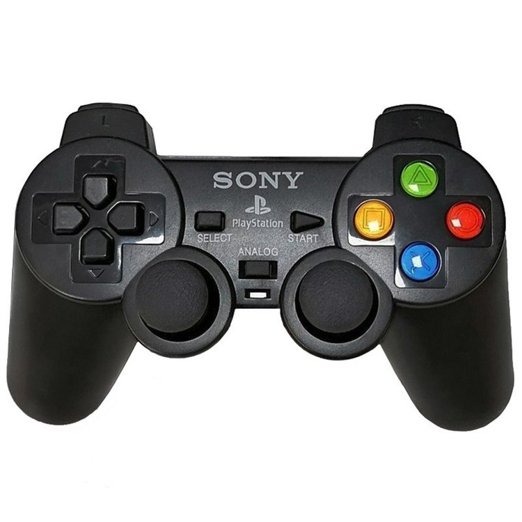 دسته بازی (گیم پد)تکی شوکدار Sony PS2 دکمه رنگی