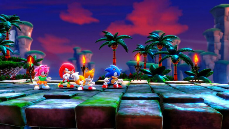نسخه رایتی نسخه هکشده بازی Sonic Superstars برای PS4