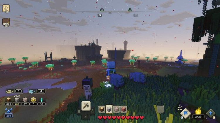 نسخه رایتی نسخه هکشده بازی Minecraft Legends برای PS4