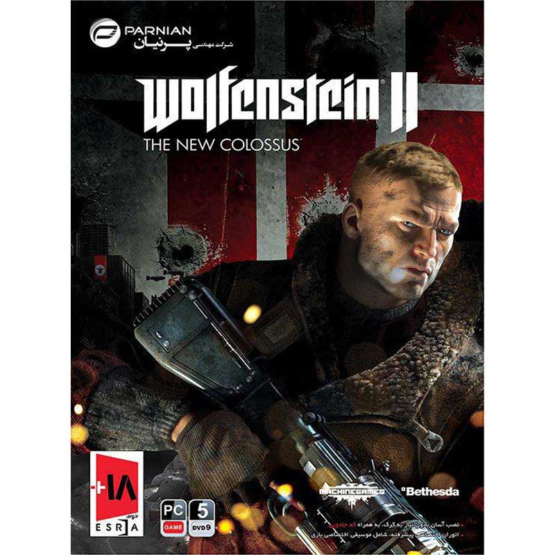 بازی کامپیوتر Wolfenstein II The New Colossus PC 5DVD9