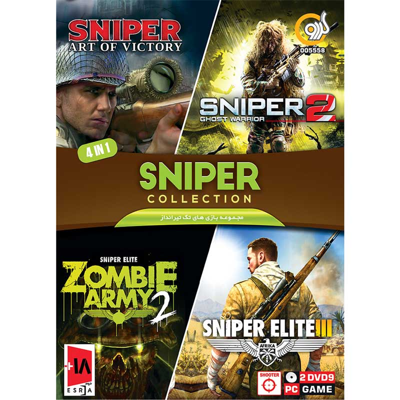 بازی کامپیوتر Sniper Collection PC 2DVD9