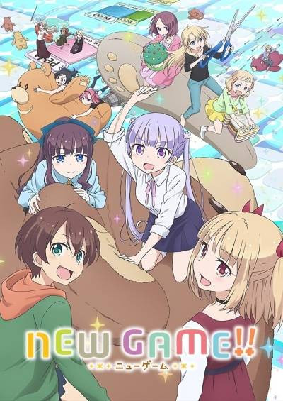 انیمه ژاپنی بازی جدید New Game!! بازیرنویس فارسی
