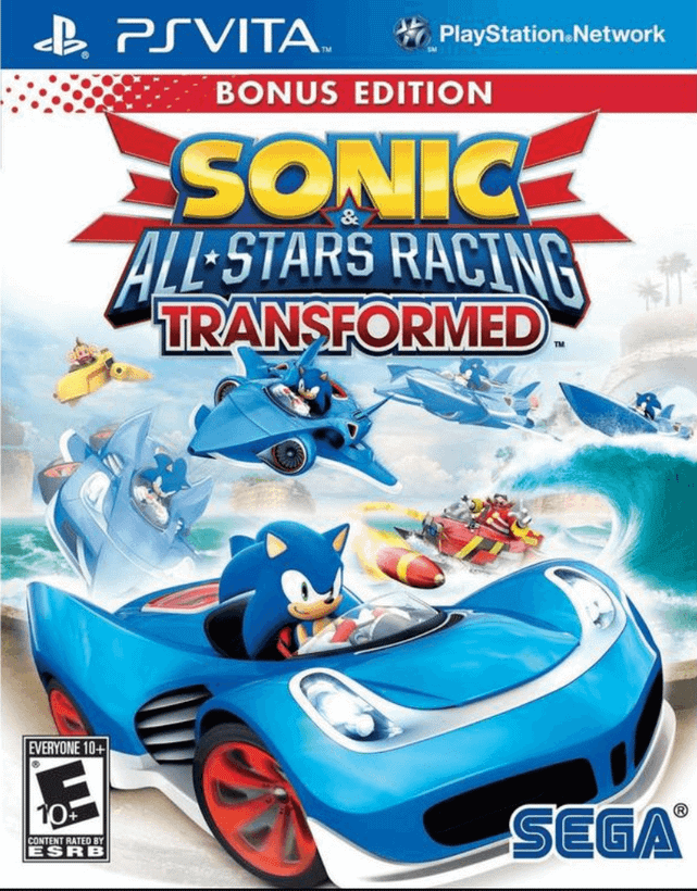 بازی پی اس ویتا Sonic & All-Stars Racing Transformed برای PS VITA