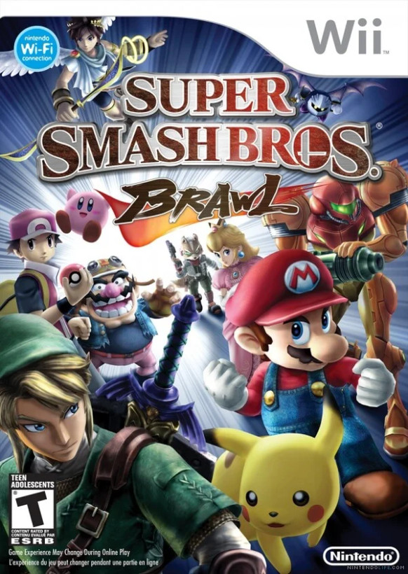 بازی نینتندو وی Nintendo Wii Super Smash Bros. Brawl