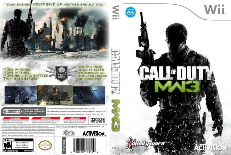 بازی نینتندو وی Nintendo Wii Call of Duty: Modern Warfare 3