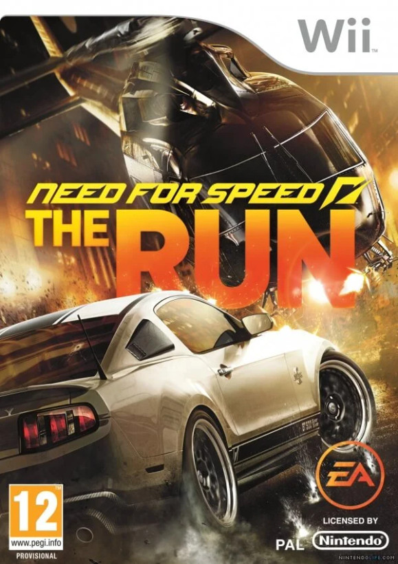 بازی نینتندو وی Nintendo Wii Need for Speed: The Run