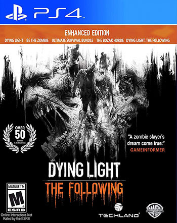 بازی پلی استیشن 4 نسخه رایتی نسخه هکشده بازی Dying Light The Following Enhanced Edition ps4