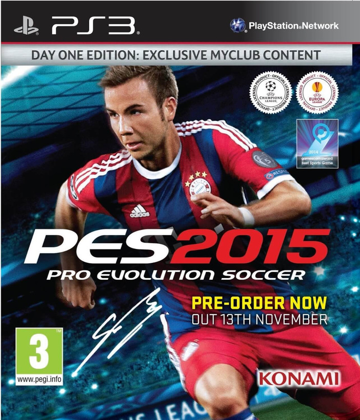 بازی پلی استیشن 3 (PS3 ) نسخه رایتی نسخه هک شده بازی PES 2015: Pro Evolution Soccer ps3