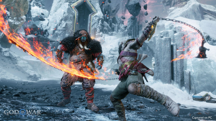 فلش 128 گیگ با بازی خدای جنگ رگناروک God of War Ragnarök