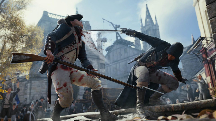 بازی پلی استیشن 4 نسخه رایتی نسخه هکشده بازی Assassins Creed Unity ps4