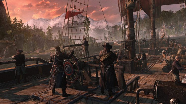 بازی پلی استیشن 4 نسخه رایتی نسخه هکشده بازی Assassins Creed Rogue Remastered ps4