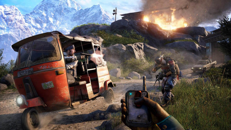 بازی پلی استیشن 4 نسخه رایتی نسخه هکشده بازی Far Cry 4 Gold Edition ps4