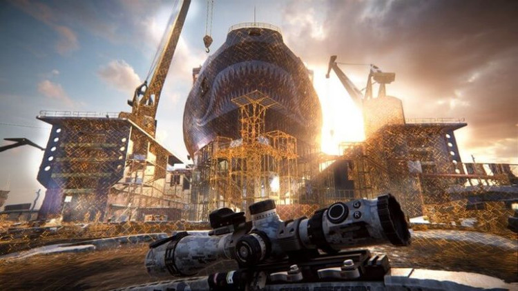 بازی پلی استیشن 4 نسخه رایتی نسخه هکشده بازی Sniper Ghost Warrior Contracts ps4