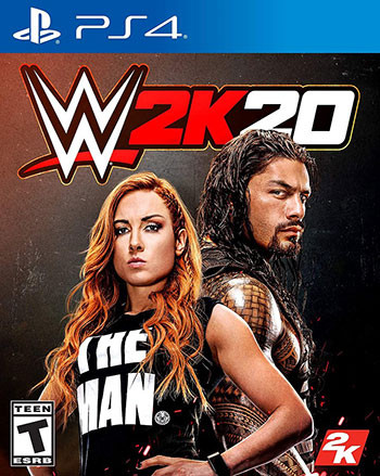 بازی پلی استیشن 4 نسخه رایتی نسخه هکشده بازی WWE 2K20 ps4