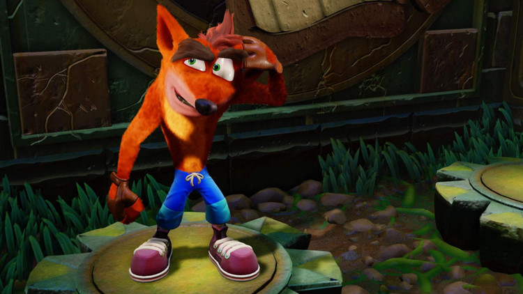 بازی پلی استیشن 4 نسخه رایتی نسخه هکشده بازی Crash Bandicoot N. Sane Trilogy ps4