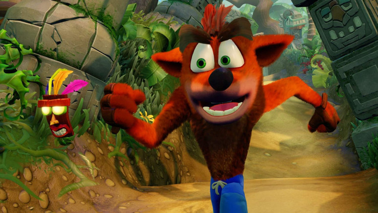 بازی پلی استیشن 4 نسخه رایتی نسخه هکشده بازی Crash Bandicoot N. Sane Trilogy ps4