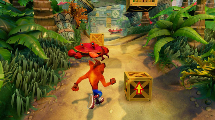 بازی پلی استیشن 4 نسخه رایتی نسخه هکشده بازی Crash Bandicoot N. Sane Trilogy ps4
