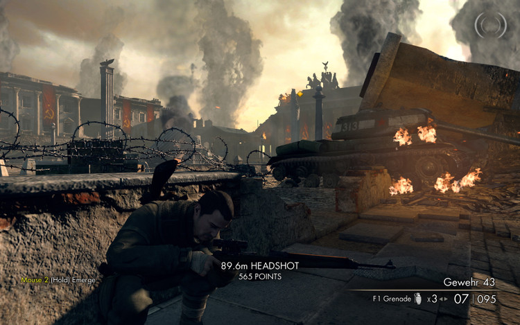 بازی Sniper Elite V2 تک تیرانداز نخبه 2 دوبله فارسی برای PC