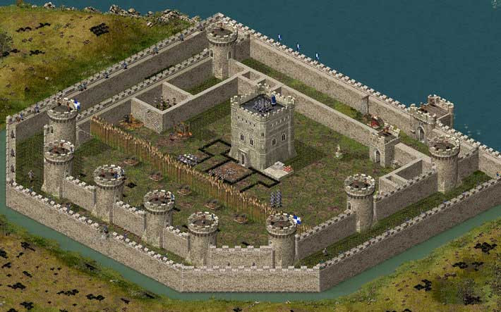 بازی کامپیوتر قلعه Stronghold 2001 دوبله فارسی
