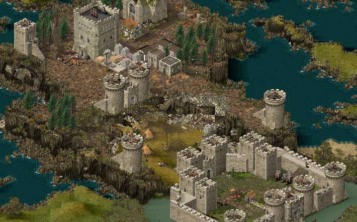 بازی کامپیوتر قلعه Stronghold 2001 دوبله فارسی