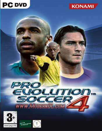 بازی کامپیوتر فوتبال Pro Evolution Soccer 4 دوبله فارسی