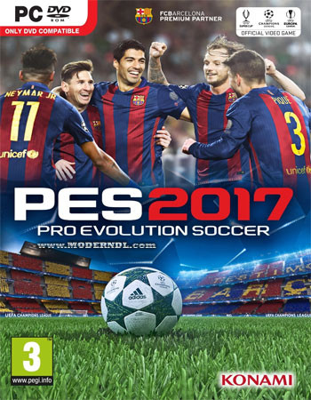 بازی کامپیوتر فوتبال تکاملی حرفه ای 2017 گزارش فارسی Pro Evolution Soccer 2017