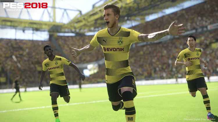 بازی کامپیوتر فوتبال تکاملی حرفه ای 2018 گزارش فارسی Pro Evolution Soccer 2018