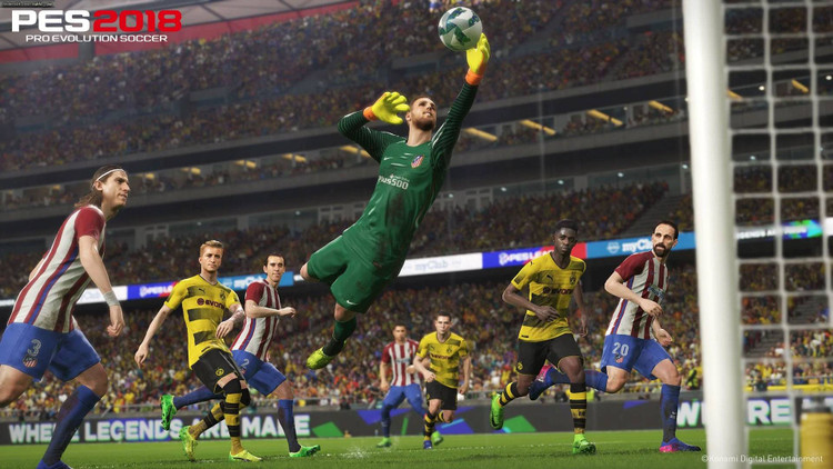 بازی کامپیوتر فوتبال تکاملی حرفه ای 2018 گزارش فارسی Pro Evolution Soccer 2018