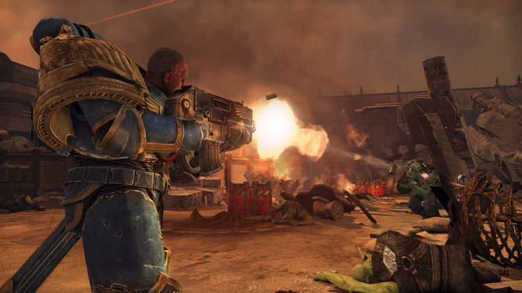 بازی کامپیوتر Warhammer 40K Space Marine Master Crafted Edition