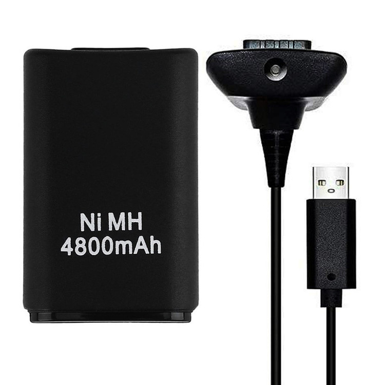 باتری و شارژر دسته بازی 3 کاره XBox 360 NI-MH 4800mAh