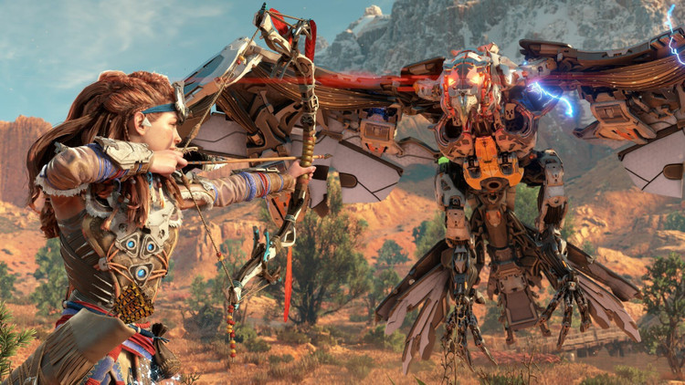 فلش 128 گیگ با بازی Horizon Zero Dawn Remastered