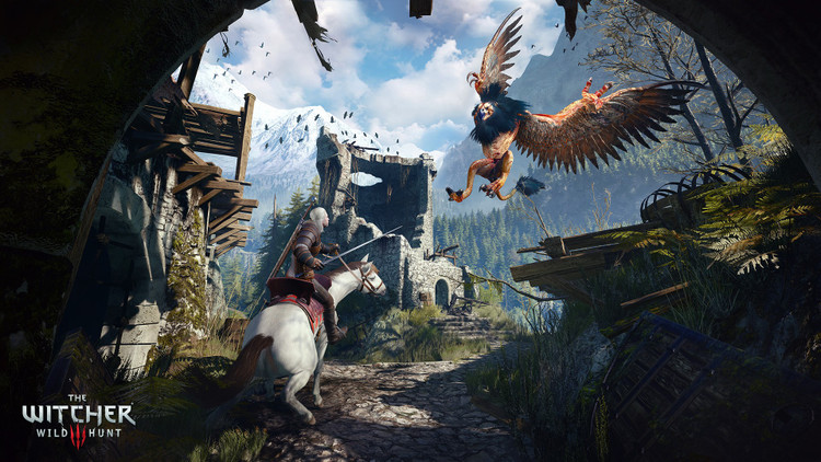فلش 64 گیگ با بازی The Witcher 3: Wild Hunt