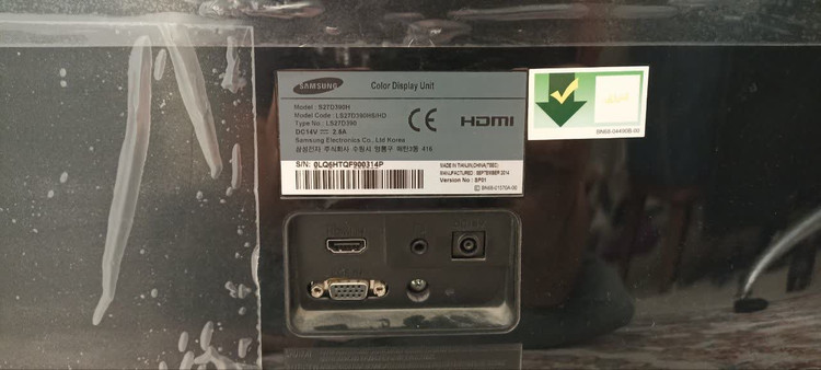 مانیتور سامسونگ مدل S27D390H Plus سایز 27 اینچ
