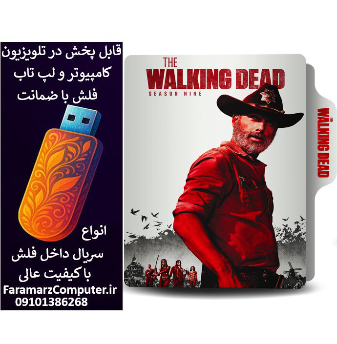 فلش 64 گیگ با سریال The Walking Dead دوبله فارسی