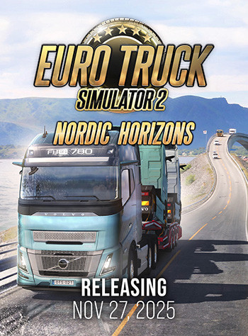 بازی Euro Truck Simulator 2 Nordic Horizons برای کامپیوتر
