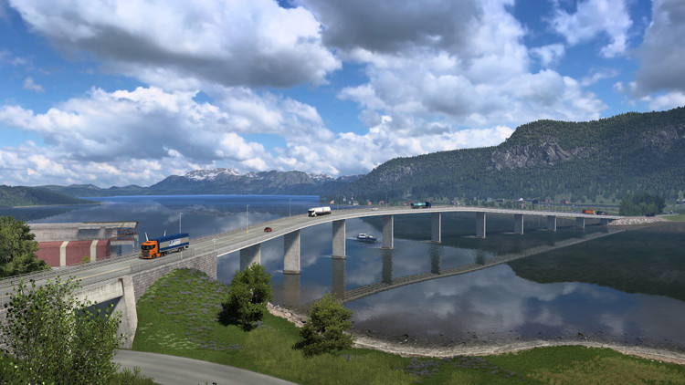 بازی Euro Truck Simulator 2 Nordic Horizons برای کامپیوتر