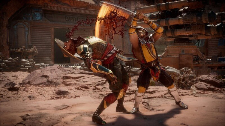 بازی پلی استیشن 5 نسخه رایتی نسخه هکشده بازی Mortal Kombat 11 ps5