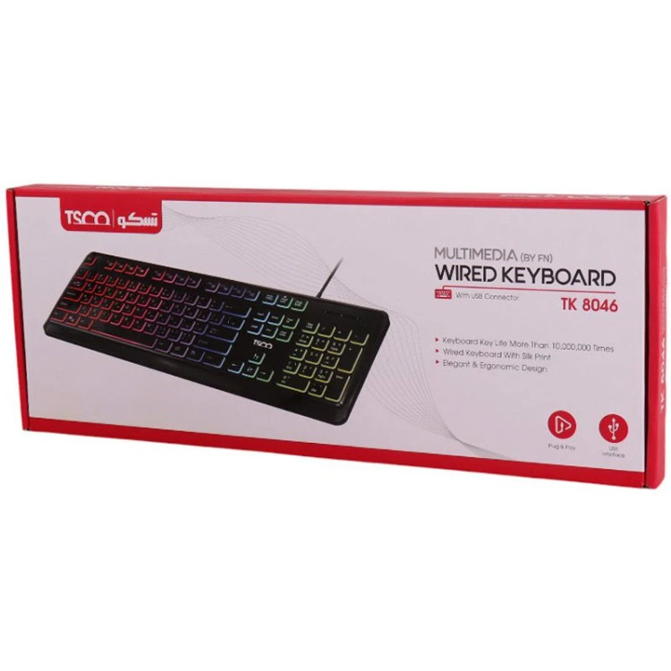 کیبورد گیمینگ تسکو TK 8046